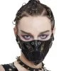 DEVIL FASHION Masque 'Beast Jaw' Noir -ALCHEMY GOTHIC shop masque beast jaw noir