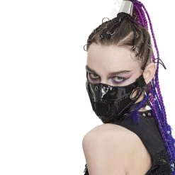 DEVIL FASHION Masque 'Beast Jaw' Noir -ALCHEMY GOTHIC shop masque beast jaw noir 5