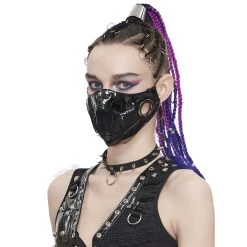 DEVIL FASHION Masque 'Beast Jaw' Noir -ALCHEMY GOTHIC shop masque beast jaw noir 6