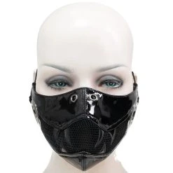 DEVIL FASHION Masque 'Beast Jaw' Noir -ALCHEMY GOTHIC shop masque beast jaw noir 9