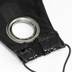 DEVIL FASHION Masque 'Beast Jaw' Noir Et Blanc -ALCHEMY GOTHIC shop masque beast jaw noir et blanc 11