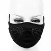 DEVIL FASHION Masque 'Black Butterfly' Noir