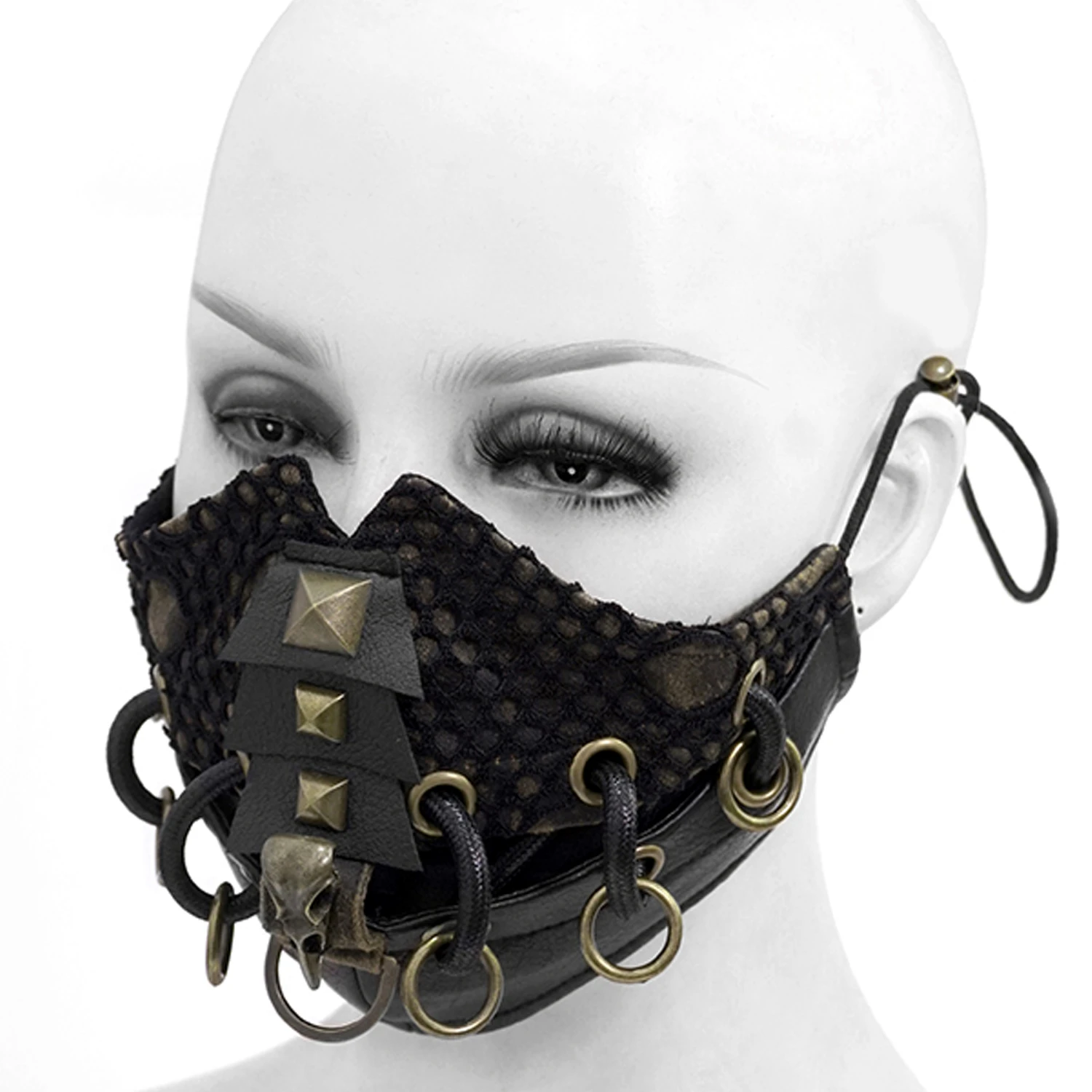DEVIL FASHION Masque 'Copper Crow' Noir Et Marron 5 DEVIL FASHION Masque 'Copper Crow' Noir Et Marron – Image 3