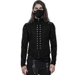 PUNK RAVE Masque 'Daily Punk' Noir -ALCHEMY GOTHIC shop masque daily punk noir 6