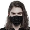 PUNK RAVE Masque 'Daily Punk Strapping' Noir -ALCHEMY GOTHIC shop masque daily punk strapping noir
