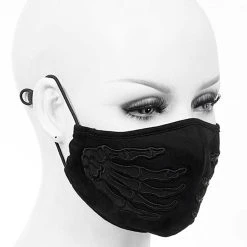 DEVIL FASHION Masque 'Dead Hands' Noir -ALCHEMY GOTHIC shop masque dead hands noir 2