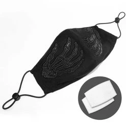 DEVIL FASHION Masque 'Dead Hands' Noir -ALCHEMY GOTHIC shop masque dead hands noir 4