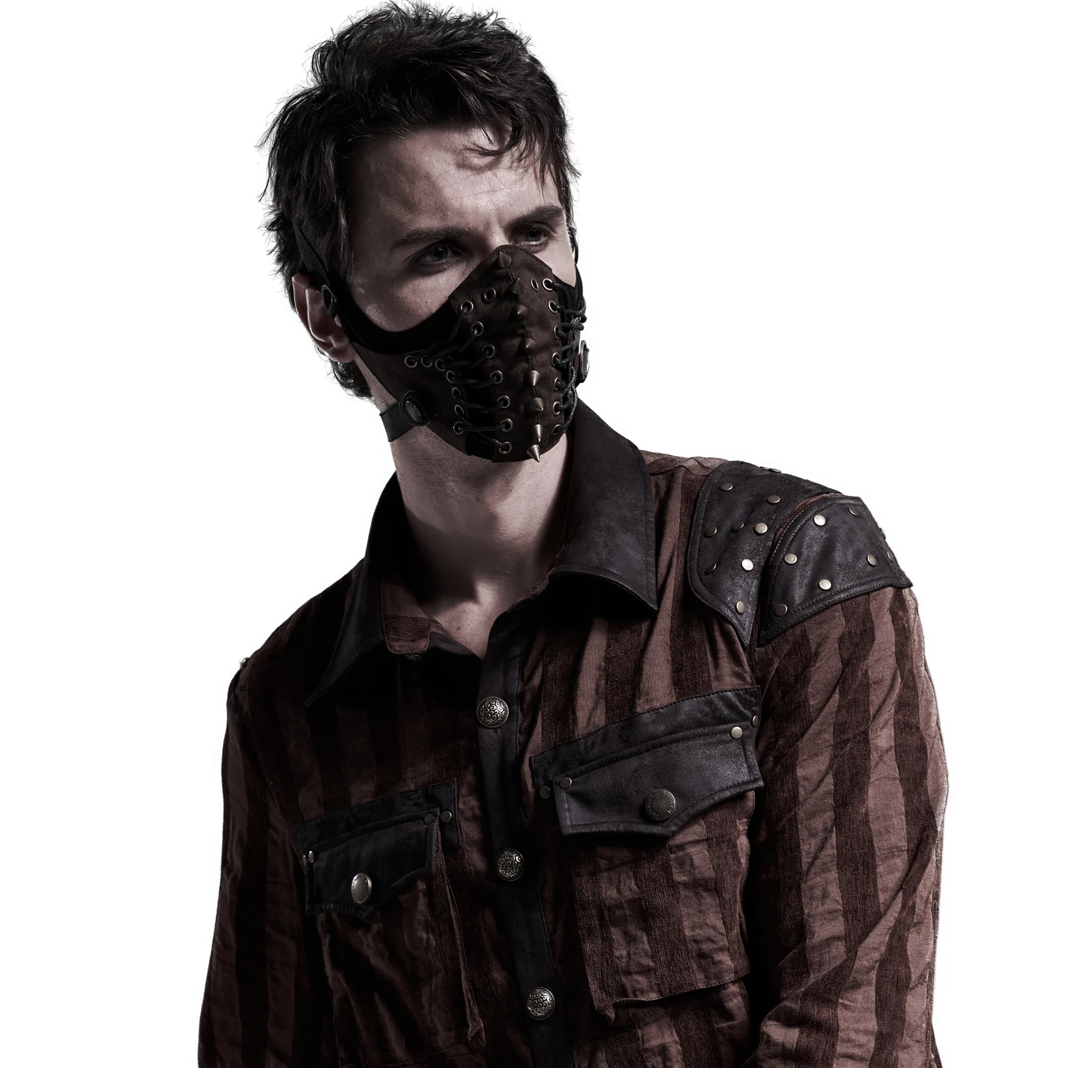 PUNK RAVE Masque 'Dragon' Marron 7 PUNK RAVE Masque 'Dragon' Marron – Image 5