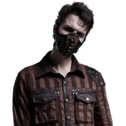 PUNK RAVE Masque 'Dragon' Marron 15 PUNK RAVE Masque 'Dragon' Marron -ALCHEMY GOTHIC shop masque dragon marron 5