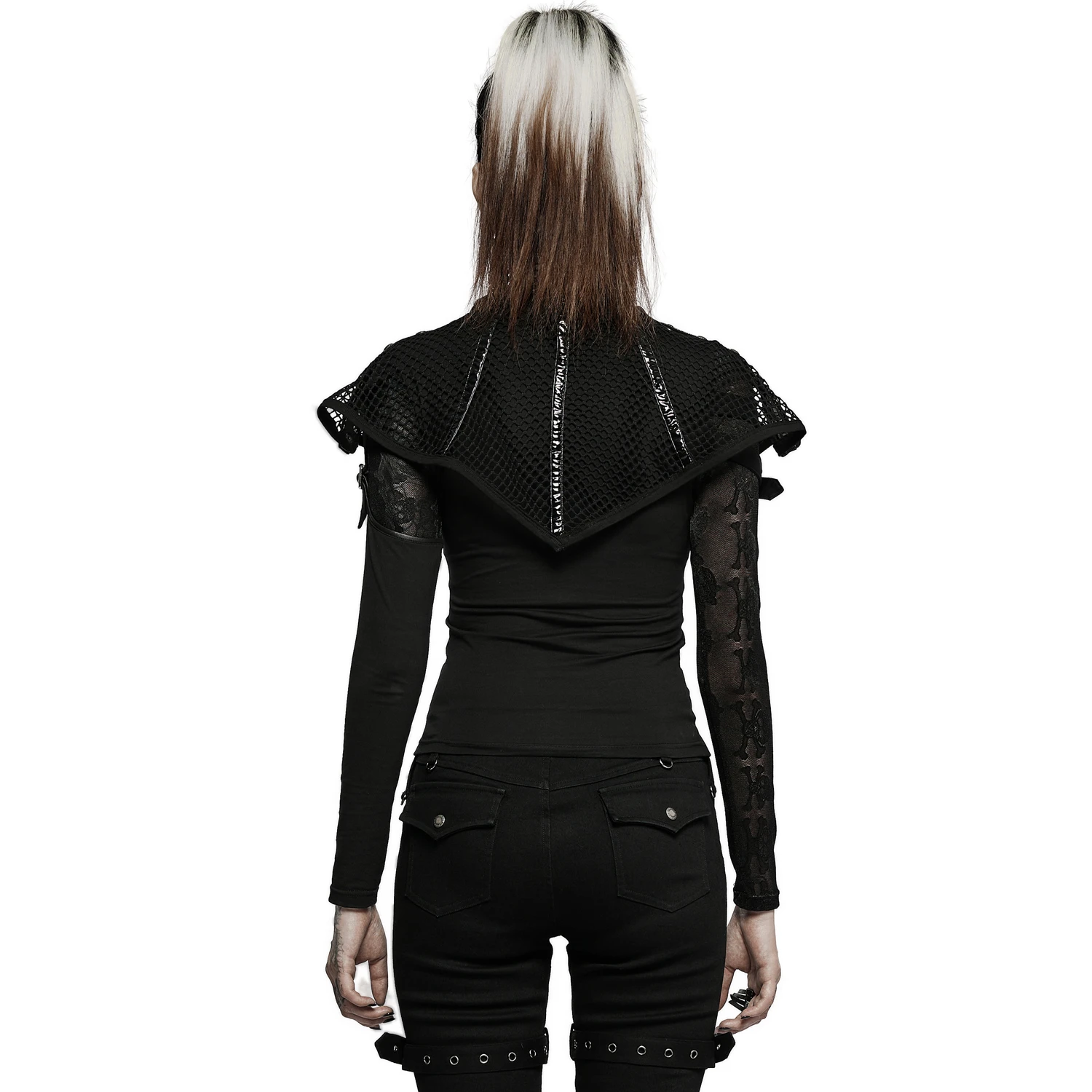 PUNK RAVE Masque 'Goth Stylish' Noir 5 PUNK RAVE Masque 'Goth Stylish' Noir – Image 3