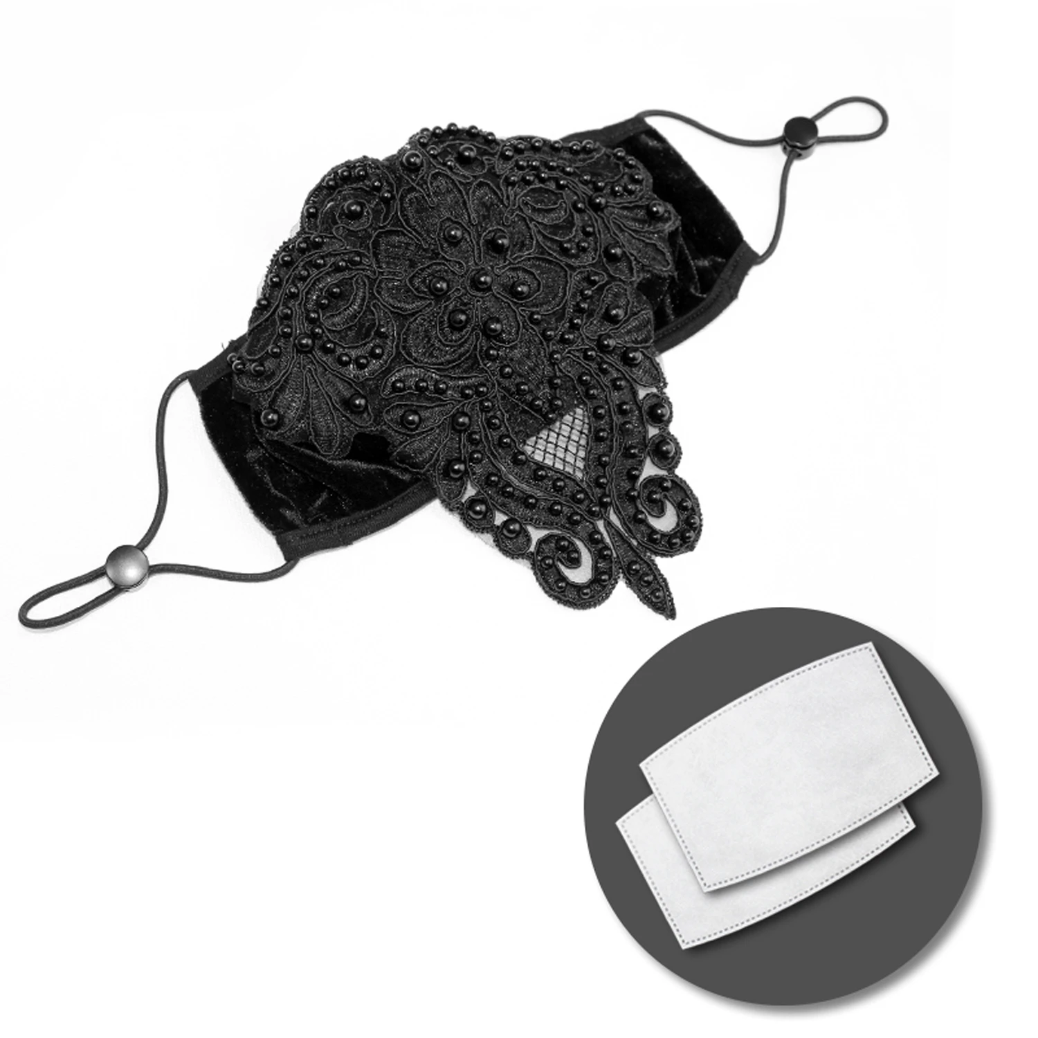 DEVIL FASHION Masque 'Gothic Butterfly' Noir 7 DEVIL FASHION Masque 'Gothic Butterfly' Noir – Image 5