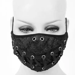 DEVIL FASHION Masque 'Laced' Noir