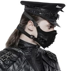 PUNK RAVE Masque 'Morpheus' Noir -ALCHEMY GOTHIC shop masque morpheus noir 2