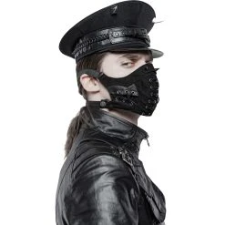 PUNK RAVE Masque 'Morpheus' Noir -ALCHEMY GOTHIC shop masque morpheus noir 3