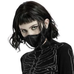 PUNK RAVE Masque 'Punk' Noir -ALCHEMY GOTHIC shop masque punk noir 2