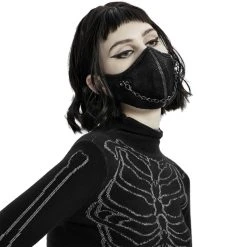 PUNK RAVE Masque 'Punk' Noir -ALCHEMY GOTHIC shop masque punk noir 3