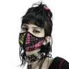 PUNK RAVE Masque 'Punk Plaid' à Carreaux 1 PUNK RAVE Masque 'Punk Plaid' à Carreaux -ALCHEMY GOTHIC shop masque punk plaid a carreaux