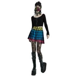 PUNK RAVE Masque 'Punk Plaid' à Carreaux 15 PUNK RAVE Masque 'Punk Plaid' à Carreaux -ALCHEMY GOTHIC shop masque punk plaid a carreaux 5