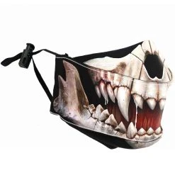 Spiral Direct Masque 'Rock Jaw' Noir -ALCHEMY GOTHIC shop masque rock jaw noir 2