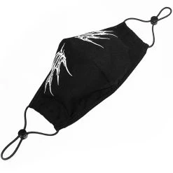 DEVIL FASHION Masque 'White Butterfly' Noir 13 DEVIL FASHION Masque 'White Butterfly' Noir -ALCHEMY GOTHIC shop masque white butterfly noir 3