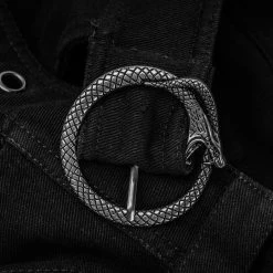 PUNK RAVE Mi-Jupe Kilt Asymétrique 'Dementor' Noire 31 PUNK RAVE Mi-Jupe Kilt Asymétrique 'Dementor' Noire -ALCHEMY GOTHIC shop mi jupe kilt asymetrique dementor noire 13