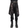DEVIL FASHION Mi-Jupe Kilt Asymétrique 'Taurus' Noire Et Cuivre 1 DEVIL FASHION Mi-Jupe Kilt Asymétrique 'Taurus' Noire Et Cuivre -ALCHEMY GOTHIC shop mi jupe kilt asymetrique taurus noire et cuivre