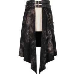 DEVIL FASHION Mi-Jupe Kilt Asymétrique 'Taurus' Noire Et Cuivre 35 DEVIL FASHION Mi-Jupe Kilt Asymétrique 'Taurus' Noire Et Cuivre -ALCHEMY GOTHIC shop mi jupe kilt asymetrique taurus noire et cuivre 13