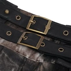 DEVIL FASHION Mi-Jupe Kilt Asymétrique 'Taurus' Noire Et Cuivre 39 DEVIL FASHION Mi-Jupe Kilt Asymétrique 'Taurus' Noire Et Cuivre -ALCHEMY GOTHIC shop mi jupe kilt asymetrique taurus noire et cuivre 17