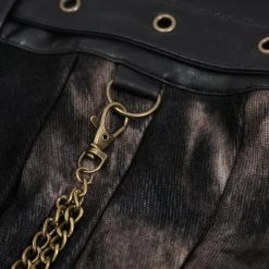 DEVIL FASHION Mi-Jupe Kilt Asymétrique 'Taurus' Noire Et Cuivre 41 DEVIL FASHION Mi-Jupe Kilt Asymétrique 'Taurus' Noire Et Cuivre -ALCHEMY GOTHIC shop mi jupe kilt asymetrique taurus noire et cuivre 19