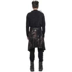 DEVIL FASHION Mi-Jupe Kilt Asymétrique 'Taurus' Noire Et Cuivre 24 DEVIL FASHION Mi-Jupe Kilt Asymétrique 'Taurus' Noire Et Cuivre -ALCHEMY GOTHIC shop mi jupe kilt asymetrique taurus noire et cuivre 2