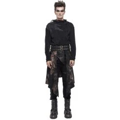 DEVIL FASHION Mi-Jupe Kilt Asymétrique 'Taurus' Noire Et Cuivre 26 DEVIL FASHION Mi-Jupe Kilt Asymétrique 'Taurus' Noire Et Cuivre -ALCHEMY GOTHIC shop mi jupe kilt asymetrique taurus noire et cuivre 4