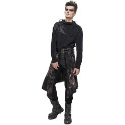 DEVIL FASHION Mi-Jupe Kilt Asymétrique 'Taurus' Noire Et Cuivre 27 DEVIL FASHION Mi-Jupe Kilt Asymétrique 'Taurus' Noire Et Cuivre -ALCHEMY GOTHIC shop mi jupe kilt asymetrique taurus noire et cuivre 5
