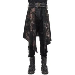 DEVIL FASHION Mi-Jupe Kilt Asymétrique 'Taurus' Noire Et Cuivre 29 DEVIL FASHION Mi-Jupe Kilt Asymétrique 'Taurus' Noire Et Cuivre -ALCHEMY GOTHIC shop mi jupe kilt asymetrique taurus noire et cuivre 7