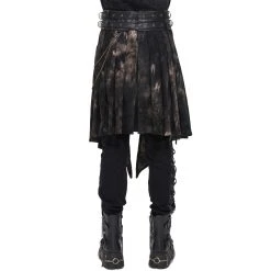 DEVIL FASHION Mi-Jupe Kilt Asymétrique 'Taurus' Noire Et Cuivre 30 DEVIL FASHION Mi-Jupe Kilt Asymétrique 'Taurus' Noire Et Cuivre -ALCHEMY GOTHIC shop mi jupe kilt asymetrique taurus noire et cuivre 8