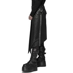 PUNK RAVE Mi-Jupe Kilt Pour Hommes 'Assassin's Creed' Noire 24 PUNK RAVE Mi-Jupe Kilt Pour Hommes 'Assassin's Creed' Noire -ALCHEMY GOTHIC shop mi jupe kilt pour hommes assassin s creed noire 7