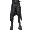 DEVIL FASHION Mi-Jupe Kilt Pour Hommes 'Catacomb' Noire 2 DEVIL FASHION Mi-Jupe Kilt Pour Hommes 'Catacomb' Noire -ALCHEMY GOTHIC shop mi jupe kilt pour hommes catacomb noire