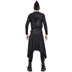 DEVIL FASHION Mi-Jupe Kilt Pour Hommes 'Catacomb' Noire -ALCHEMY GOTHIC shop mi jupe kilt pour hommes catacomb noire 2