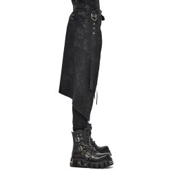 DEVIL FASHION Mi-Jupe Kilt Pour Hommes 'Catacomb' Noire -ALCHEMY GOTHIC shop mi jupe kilt pour hommes catacomb noire 7