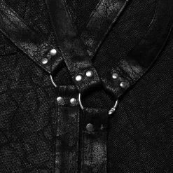 PUNK RAVE Mi-Jupe Kilt Pour Hommes 'Goth Stylish' Noire 30 PUNK RAVE Mi-Jupe Kilt Pour Hommes 'Goth Stylish' Noire -ALCHEMY GOTHIC shop mi jupe kilt pour hommes goth stylish noire 12