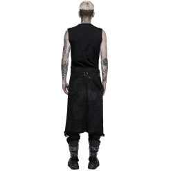PUNK RAVE Mi-Jupe Kilt Pour Hommes 'Goth Stylish' Noire 20 PUNK RAVE Mi-Jupe Kilt Pour Hommes 'Goth Stylish' Noire -ALCHEMY GOTHIC shop mi jupe kilt pour hommes goth stylish noire 2