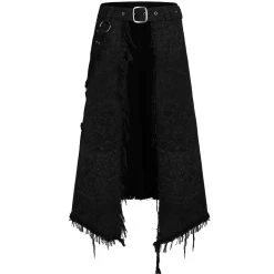 PUNK RAVE Mi-Jupe Kilt Pour Hommes 'Goth Stylish' Noire 25 PUNK RAVE Mi-Jupe Kilt Pour Hommes 'Goth Stylish' Noire -ALCHEMY GOTHIC shop mi jupe kilt pour hommes goth stylish noire 7