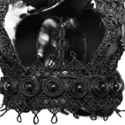 DEVIL FASHION Mini Chapeau Couronne 'Imperatrice' Noir -ALCHEMY GOTHIC shop mini chapeau couronne imperatrice noir 13