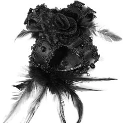 DEVIL FASHION Mini Chapeau Couronne 'Imperatrice' Noir -ALCHEMY GOTHIC shop mini chapeau couronne imperatrice noir 14