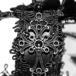 DEVIL FASHION Mini Chapeau Couronne 'Imperatrice' Noir -ALCHEMY GOTHIC shop mini chapeau couronne imperatrice noir 15