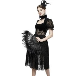 DEVIL FASHION Mini Chapeau Couronne 'Imperatrice' Noir -ALCHEMY GOTHIC shop mini chapeau couronne imperatrice noir 5