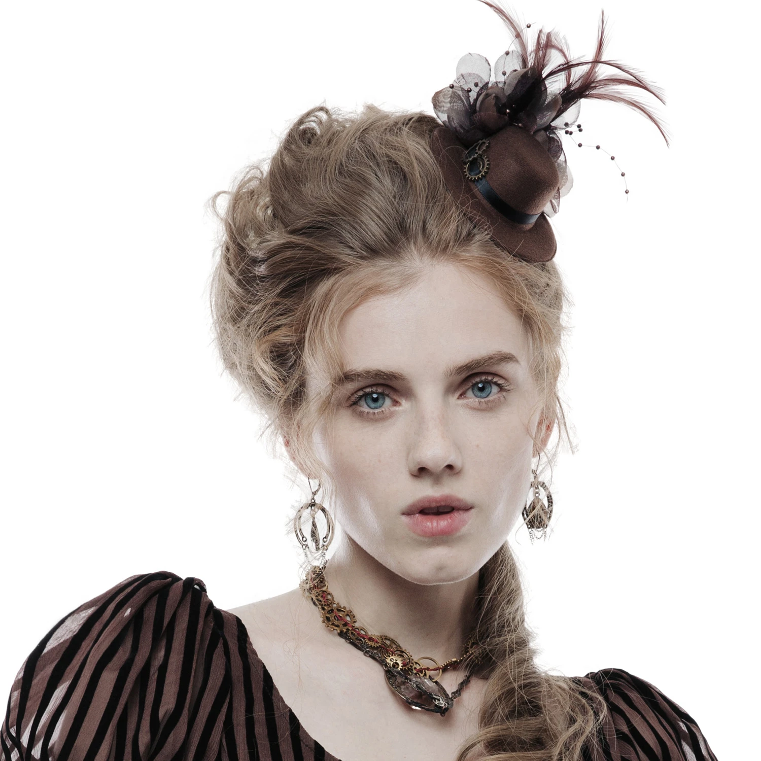 PUNK RAVE Mini Chapeau Steampunk 'Kraken' Café 4 PUNK RAVE Mini Chapeau Steampunk 'Kraken' Café – Image 2