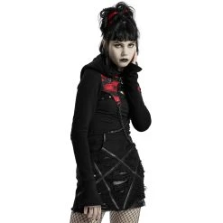 PUNK RAVE Mini-Jupe 'Decadent' Noire -ALCHEMY GOTHIC shop mini jupe decadent noire 11