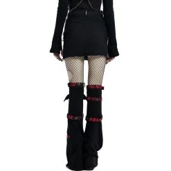 PUNK RAVE Mini-Jupe 'Decadent' Noire -ALCHEMY GOTHIC shop mini jupe decadent noire 13
