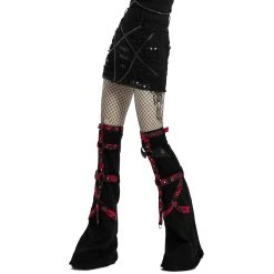PUNK RAVE Mini-Jupe 'Decadent' Noire -ALCHEMY GOTHIC shop mini jupe decadent noire 14