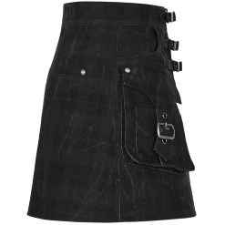 PUNK RAVE Mini-Jupe 'Elsinore' Noire -ALCHEMY GOTHIC shop mini jupe elsinore noire 7